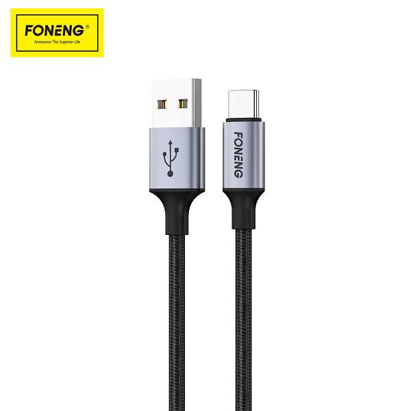 X95 1.2M METAL HEAD BRAIDED C TO TYPE C CABLE -60W X95 1.2M METAL HEAD BRAIDED C TO TYPE C CABLE -60W
